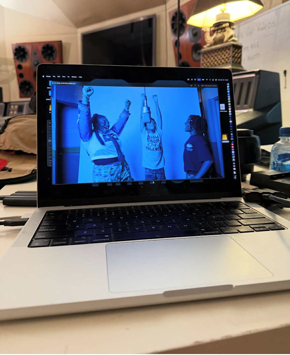 Clip from YAC students music video