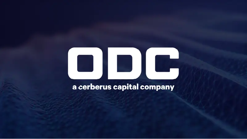 ODC Logo on Blue Background