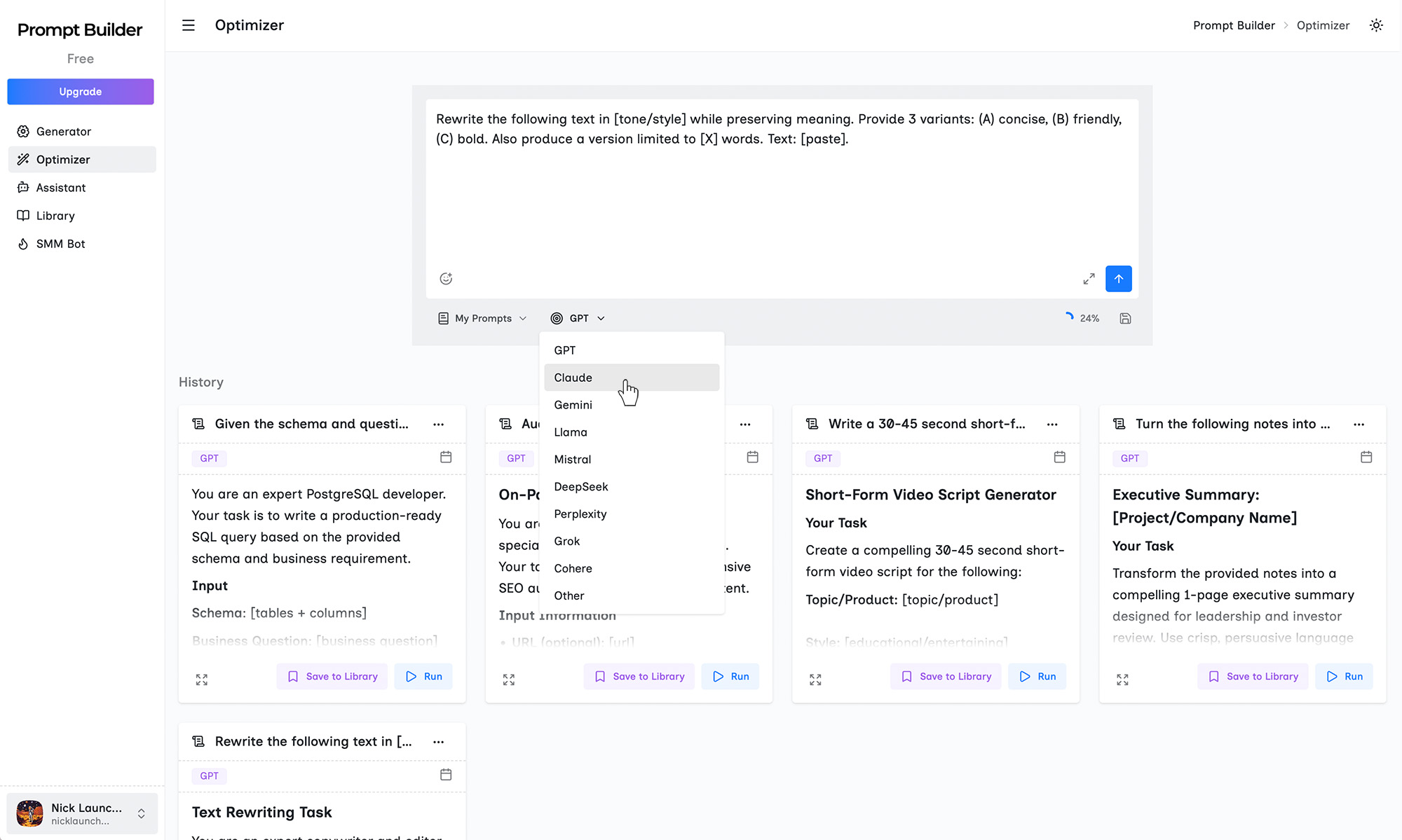 Prompt Optimizer Demo